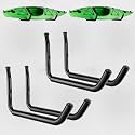 4 Pack Kayak Wall Mount Rack, 120 LBS Capacity