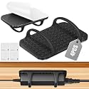 4 PACK Laptop Charger Holder Under Desk Power Brick Mount with Adhesive