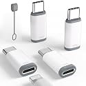4 Pack Lightning to USB C Adapter for iPhone 17, Charging & Data Transfer