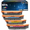 4 Pack Replacement for HP 507A Toner Cartridges M551 M575 M570 Printers