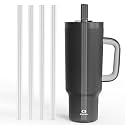4-Pack Replacement Straws Compatible with ENCOOL 40oz Cup Tumbler