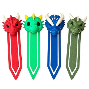 4 Pack Sanchi Homes Dragon Bookmarks Set