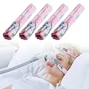 4 Pack Satin Mask Strap Covers, Face Cushion Cover for Strap Headgear, Universal and Reusable Comfort Pads, C Papa Accessories &amp; Supplies Mask Cover Headgear Pads for Reducing Red Marks (Printed)