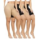 Yeblues 4 Pack Slip Shorts for Under Dresses Smooth Anti Chafing Underwear