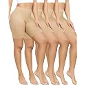Yeblues 4 Pack Slip Shorts for Under Dresses Smooth Anti Chafing Underwear