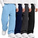 4 Pack Toddler Boys Wide Leg Baggy Sweatpants