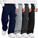 4 Pack Toddler Boys Wide Leg Baggy Sweatpants