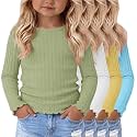 4 Pack Toddler Girls39 Long Sleeve Shirts