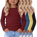 4 Pack Toddler Girls39 Long Sleeve Shirts