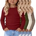 4 Pack Toddler Girls39 Long Sleeve Shirts