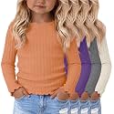 4 Pack Toddler Girls39 Long Sleeve Shirts