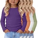 4 Pack Toddler Girls39 Long Sleeve Shirts