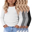 4 Pack Toddler Girls39 Long Sleeve Shirts