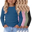 4 Pack Toddler Girls39 Long Sleeve Shirts