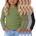 4 Pack Toddler Girls39 Long Sleeve Shirts