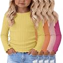 4 Pack Toddler Girls39 Long Sleeve Shirts