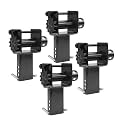 (4 Pack) Trailer Stake Pocket Winch Flatbed Utility Capacity# 16200 lbs