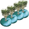 4-Pack Tree Watering Ring, Tree Watering Bags Slow Release 20 Gallon, Tree Bags for Watering for Slow Drip 6 to 9 Hours, Low-Profile Watering Bags for New Trees, Multi-Trunk Trees and Shrubs