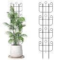 4 Pack Trellis for Climbing Plants Indoor, Expandable Heavy-Duty Metal Trellis for Potted Plants Outdoor, Flowers Vine Ivy, Sturdy Houseplant Pothos Plant Climber Support