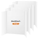 4 Pack Trifold Poster Board, 36x48 White Presentation Display Board