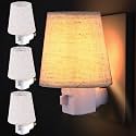 4 Pack Vintage Plug in Night Light with On/Off Switch, Classic