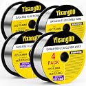 YixangDD 4 Pack 035 Flux Core Welding Wire, E71T-GS Mig Welding Wire
