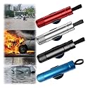 4 Packs SafeHammer Window Breaker Seatbelt Cutter, 2026 Upgraded Safe Hammer Glass Breaker Under Water, Car Emergency 2-in-1 Escape Tool with Base (Red & Balck & Silver & Blue)