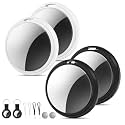 4 Packs Air Tracker Tags Compatible with Apple Find My (iOS Only), Bluetooth Tracker Tags, Smart Keys Finder and Item Locator with Waterproof Case for Wallet Luggage Backpack (2B+2W)