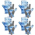 4 Pairs Fingerless Gloves Fishing Gloves, UPF 50+ Breathable, Quick-Drying Sun Protection for Men & Women Anti-Slip for Fishing, Cycling