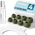 4 Pairs Replacement Ear Tips for AirPods Pro 1st /2nd(G-Green)