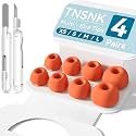 4 Pairs Replacement Ear Tips for AirPods Pro 1st /2nd(Orange)