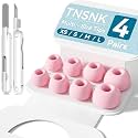 4 Pairs Replacement Ear Tips for AirPods Pro 1st /2nd(Pink)