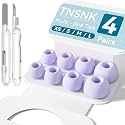 4 Pairs Replacement Ear Tips for AirPods Pro 1st /2nd(Purple)