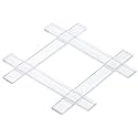 4 Pcs 0.040" X1/4" X 2" Clear Setting Blocks for Glass Shims