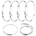 4 Pcs 10 Inch Stainless Steel Hose Clamps - Adjustable Worm Gear Drive Hose Clamps for Fuel Line Hose Pipe Clamp for Dryer Vent Hose (10 Inch)