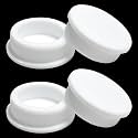 4 Pcs 46.3 mm/1.83 in Silicone Rubber Plug for 45.3 mm Round Holes