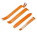 DXNQ 4 PCS Auto Trim Removal Tool Kit, No Scratch Removal Installer Pry Tools for Car Door Clip Panel, Dashboard Clip Fastener Remover Pry Tool Set for Vehicle Interior Trim, Car Accessories