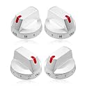 Burner Control Knobs NE63T8111SS/AA Fit for Samsung Electric Range Stove