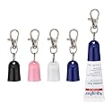 4 Pcs Keychain Cap Designed for Aquaphor 0.35 oz Lip Balm, Portable Holder Cap fit For Aquaphor Lip Repair Tubes, Colorful