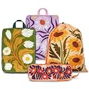 4 Pcs Compression Packing Cubes for Travel, Waterproof Luggage Organizer Washable Storage Bags Set - Packaging Cubes for Backpack Travel and Carry-Ons