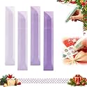 4 Pcs Double Sided Tape Pens, Scrapbooking Double Sided Tape Roller，Purple