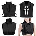 4 Pcs Fake Collar Detachable Lace V Neck