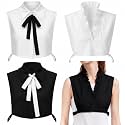 4 Pcs Fake Collar Detachable Lace V Neck