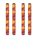 4 Pcs Fall Leaves Pattern Refrigerator Door Handle Covers