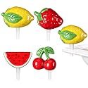 4 Pcs Fruit Hand-painted Ceramic Summer Plates Mini Serving