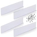 4 Pcs Gutter Valley Splash Guards Downspout Diverter, Straight