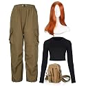 4 Pcs Halloween Cosplay Costume Set