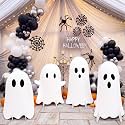 4 Pcs Halloween Ghost Cardboard Cutouts Large 27.56'' Ghost Decor