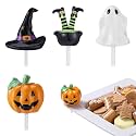 4 Pcs Halloween Hand Painted Ceramic Plate Accent Decoration
