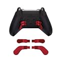 4 PCS Metal Paddles, Back Hair Trigger Locks Replacement Parts for Xbox One Elite Series 2 Controller/Elite Series 1 Controller/Elite 2 Core Controller(Red)